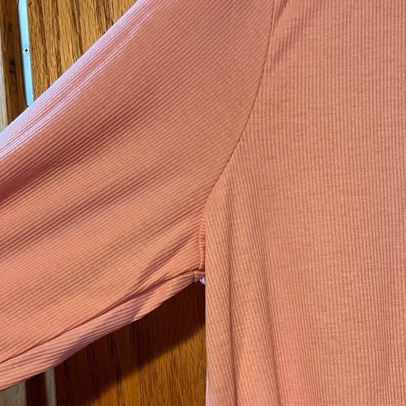 Muk Luks Pink Button-Up Pajama Top - Picture 7 of 8